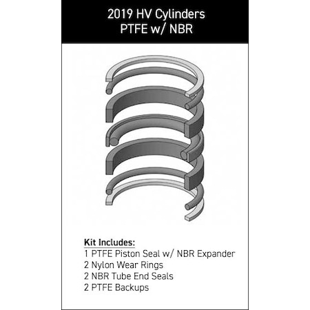 Miller - After Market Parts Hydraulic Cylinder Repair Kit- PK-N-N-10-6.000 H-KBK02-600